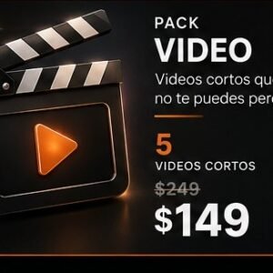 PACK VIDEO $149MXN